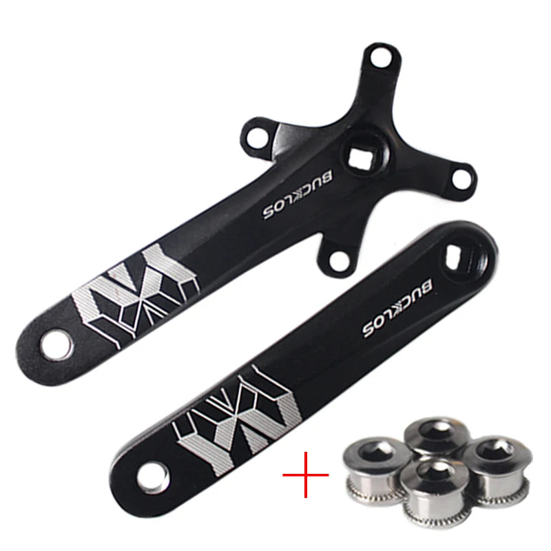 OEM/ODM BUCKLOS 104BCD MTB 170mm Aluminum Alloy Mountain Bike Crankset Square Hole Bicycle Parts Crank Set