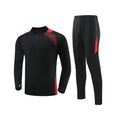 New Design Custom Blank Long Sleeve Quick Dry Breathable Heavyweight Winter Men's Sports Gym Running Suit Polyester Football