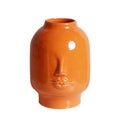 Nordic Human Head Ceramic Flower Vase Creative Design Artistic Face Design Dried Flower Pot Flower Container