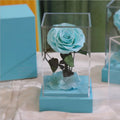 Wholesale Factory Supply 12*20cm Eternal Preserved Roses in clear Acrylic Box for Gift