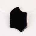 HZ Diy Hot Selling Products Gua Sha Bian Ston Bian Stone Gua Sha New Shape Black Bian Stone Gua Sha