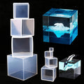 6 Sizes Silicone Cube Molds Set Large Deep Square Epoxy Resin Mold Home Table Decor Cube Resin Molds