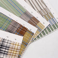 Women Kids Gingham Dress Casual Lightweight Yarn Dyed Cotton Stripe Check Plaid Shirt Fabric
