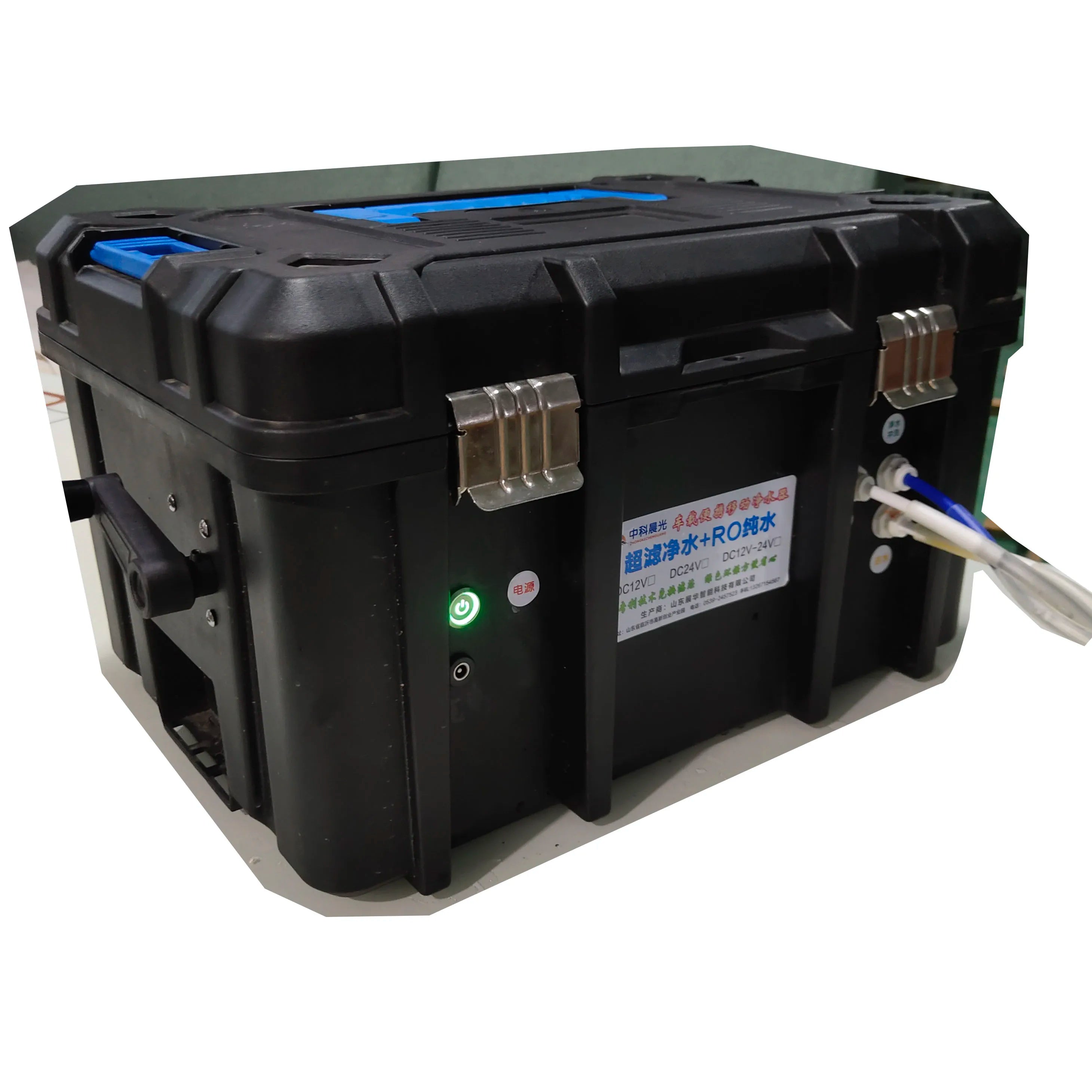Outdoor Water Purifier Manual or Battery Operated Portable Water Purifier 600 Gallon Reverse Osmosis Filter