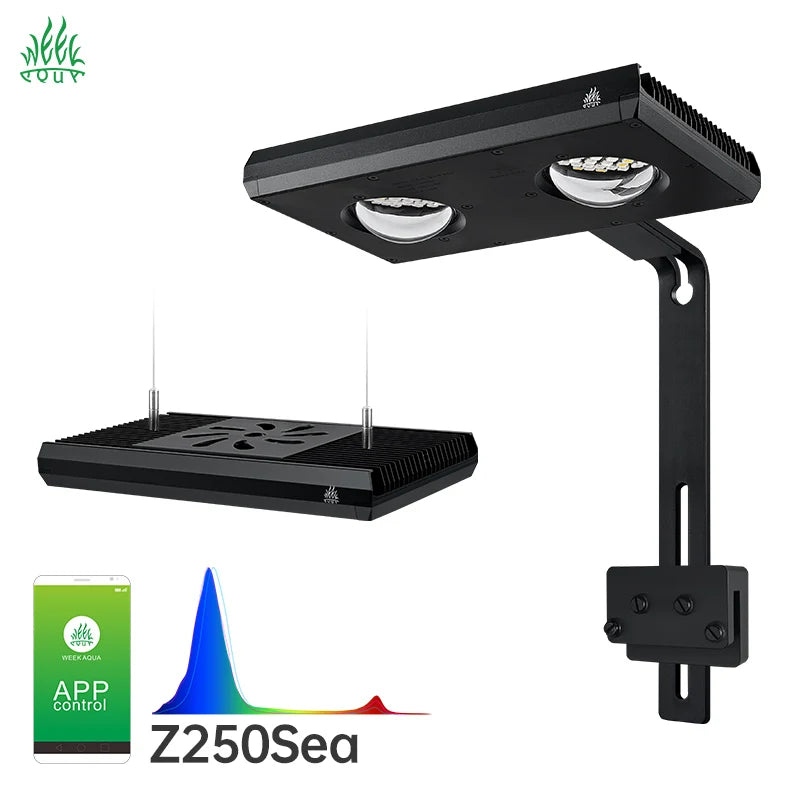 Wholesale Marine Aquarium Accessory WEEKAQUA Z250Sea LED A7 Reef Lighting Ocean Wave Lamp for Reef Tank Aquarium