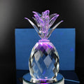 Fruit Decoration Clear Crystal Glass Pineapple Model  Wholesale