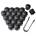 SDPSI 20pcs 17mm 19mm Plastic Wheel Nut Bolt Head Cover Cap Protective Exterior Decoration Rims Screws Plugs