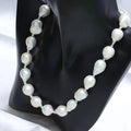 Wholesale 3A White Natural Freshwater Baroque Pearl Necklace Large Fashion Jewelry for Weddings Anniversaries and Gifts