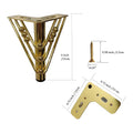 Furniture Metal Legs 6 Inch Customizable Size Modern Design Gold/Customize Color Hospital Bedroom Kitchen Outdoor Use OEM/ODM