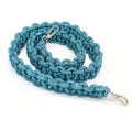 S583 120cm Bling Shiny Multi Colors Crystal Cord Weaving Rhinestone Rope for Bag