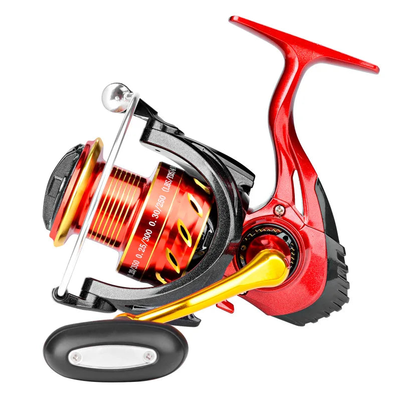 Topline New Style Power Handle CS1000-7000 Metal 5+1BB Fishing Reel 4.6:1 Gear High Strength Spinning Reel