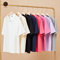 Vintage Raglan Sleeve Oversized Lapel Short-Sleeved Men's for Polo T-Shirt 100% Cotton Knitted Designers for Polo Shirts