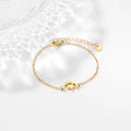 Cheap Fashionable Simple Star Moon Bracelet Women's Stainless Steel Versatile Hollow Bracelet Wholesale of Hand Accessories