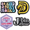Patches Custom Embroidery Logo Badge Design Shape Clothing Embroidered Patch Fabric for Hats Jackets Bags