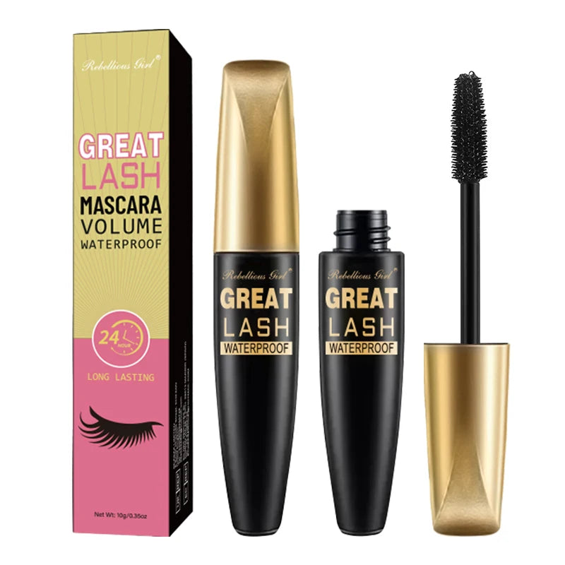 Rebellious Girl 10ml Volumizing Waterproof Curling 4d Black Mascara