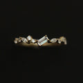 925 Sterling Silver Classical Shiny Zircon  Cubic Zirconia Diamond Ring
