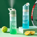 650ml Spray Water Bottle Outdoor Sport Fitness Water Cup Large Capacity Spray Bottle Bpa Free Drinkware Travel Bottles