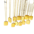 Fashion Jewelry Rose Gold Plated Necklace Stainless Steel  Pendant Necklace  Inlay Flower Necklace