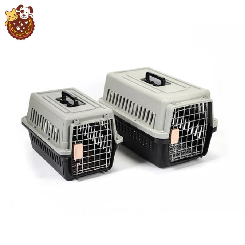 Aviation Plastic Portable Cat Dog Pet Cage Airline Approved Travel Pet Carrier for Small Animals
