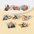 New Design Motorcycle Lapel Pin Retro Cool Badge Personalizado Logo Soft Hard Enamel Pin for Men Women Children's Wedding