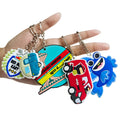 Manufacturer All Shaped 3D Rubber Keychain DIY Japanese Anime Keychain