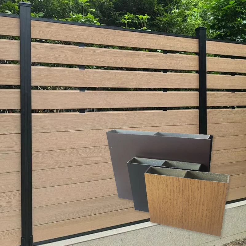 Support Custom-molded Aluminum Fences with Easy-to-maintain Aluminum Profiles Suitable for Backyards and Patios