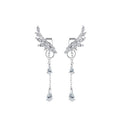 Hot Fashion 925 Sterling Silver After Hanging Earrings for Women Jewelry Korean Earring