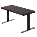 Ready to Ship Electric Height Adjustable Glass Top Desk Standing Desk With Drawer
