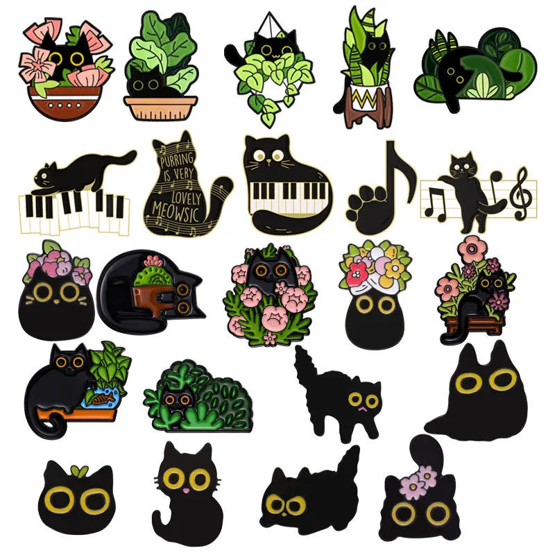 2024 New Design Cartoon Creative Cartoon Kawaii Badges Fashion Custom Brooches  Metal Enamel Pins