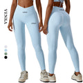 Wholesale Girl Custom Gym Clothing High Waisted V Cut Shape Cross-Wrap Waist Fitness Pants No T Line Yoga Leggings for Women