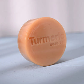 AiXin Customized 100G Organic Essential Oil Turmeric Soap Refreshing Anti Acne Face Bath Toilet Soap Handmade Turmeric Soap Bar