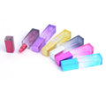 Colored Rectangle Gradient Colorful Women Travel 20ml Clear Square 20ml Refillable Spray Perfume Glass Bottles