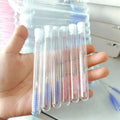 Wholesale Individual Packing Lash Brushes With Tube for Cleaning Spoolies Lash Extensions Mascara Brushes