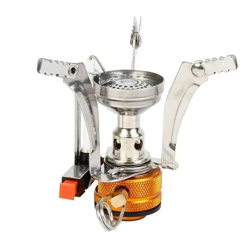 JWQ-045 Outdoor Mini Camping Stove Portable Folding Gas Stove Ultra-light Hiking Backpack Stoves
