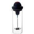 Automatic Battery Operated Coffee Milk Frother Machine Stainless Steel Milk Frothing Rod Whisk With Large Glass Cup Jug