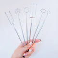 NEW 2024 Factory Hot Sale Stainless Steel 304 Chocolate Fondue Fruit Fork 6 Pcs Chocolate Dipping Fork Set