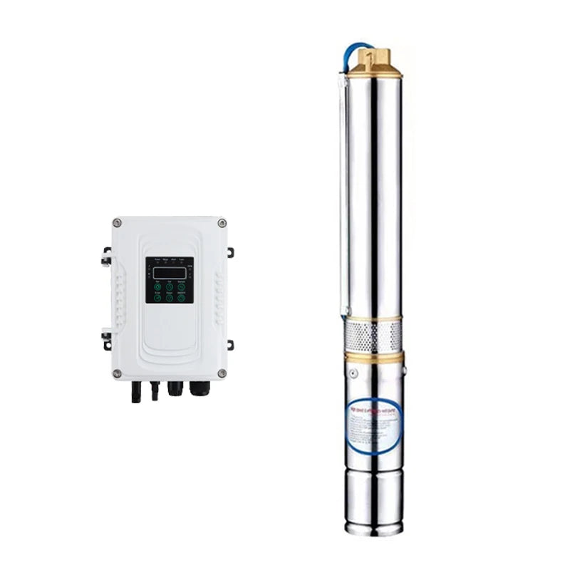 Hot Sales High Stainless Steel Brushless Submersible Solar Water Pump Deep Well Borehole Irrigation System for Household Use