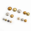 Nolvo World Many Styles Shape Screw Rivets Leather Crafts Bags DIY Base Round Rivet Decorative Stud Bucket Nail for Handbag
