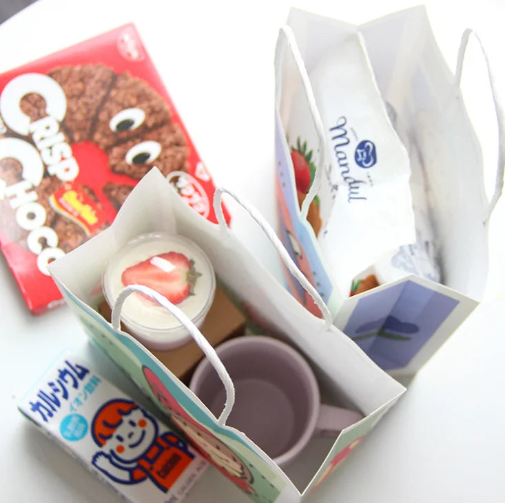 Customized valentine's Day gift bag Cartoon cute girl bag snack jewelry paper Bag