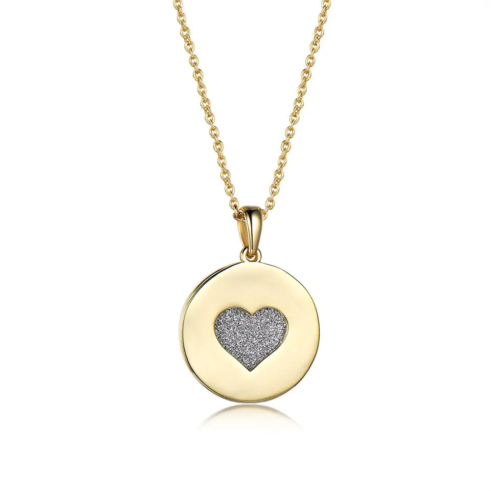 Heart Necklace&love Necklace for Girls Anniversary Gift by Crystal Pendant Necklace