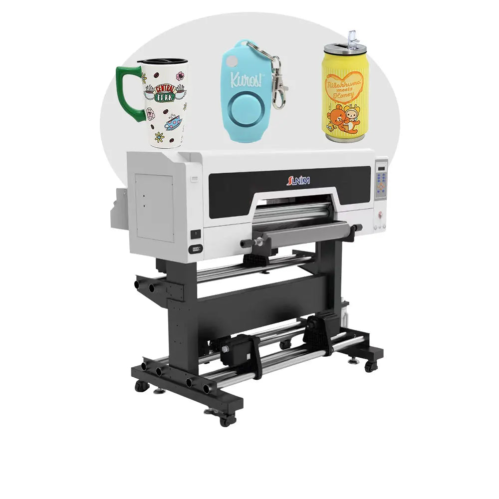 SUNIKA UV DTF Printer Good Selling Inkjet I3200 Print Head Custom UV Ink Wraps Transfer Sticker  Printer