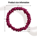 New 19MM 1CM Silk Scrunchies 100% Mulberry Silk Hair Head  in Stock