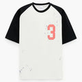 Manufacturer Baseball Tee Casual Wear White Black Color Raglan Sleeve Men's T-Shirt 100% Cotton Eco-Friendly Breathable