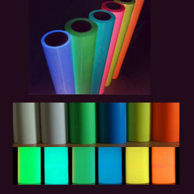 Photoluminescent Glow in the Dark Luminous Matt Pvc Pet Self Adhesive Printable Craft Vinyl Sheet Paper Film Sticker for Signage