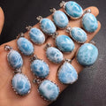 S925 FASHION PENDANT Silver Natural Gemstone Handmade Jewelry Semi Precious Pendant