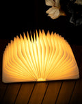 Hot Sale Portable Wooden Book Lamp Big Size Folding Paper Lights for Desk for Reading-Available in Various Sizes