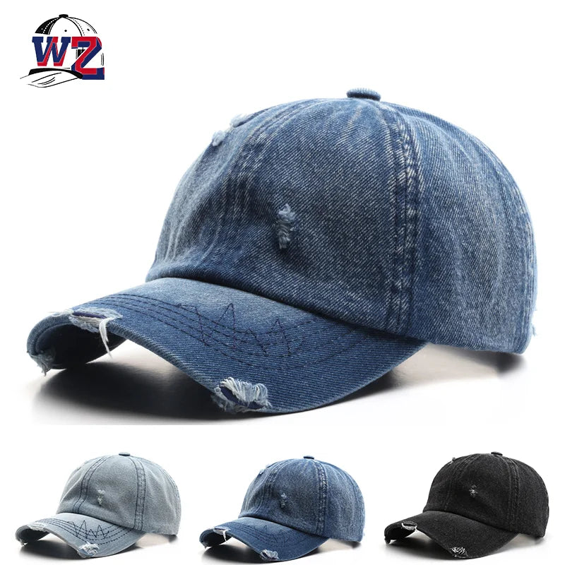 Wholesale New Unisex Vintage Summer Fashion Sunproof Hat Soft Cotton Sports Hat Baseball Hat