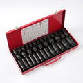 TOOLJOY Factory Supply 35Pcs 1/2 Inch Deep Socket Wrench Set Impact Socket Set