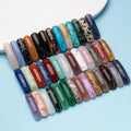 Wholesale Bulk Top Quality Crafts Hand-carved Gemstone Crystal Wands Crafts for Women DIY Jewelry Making