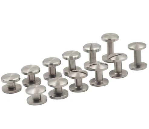 M4*5/6/7/8 Stainless Steel Belt Screws Chicago Binding Screws Leather Rivet